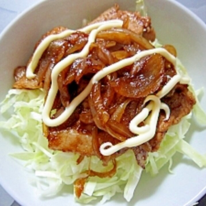 豚の生姜焼き丼♡